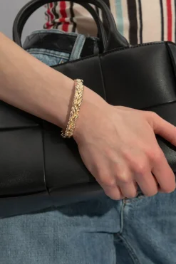 Bottega Veneta GOLD Silver bracelet