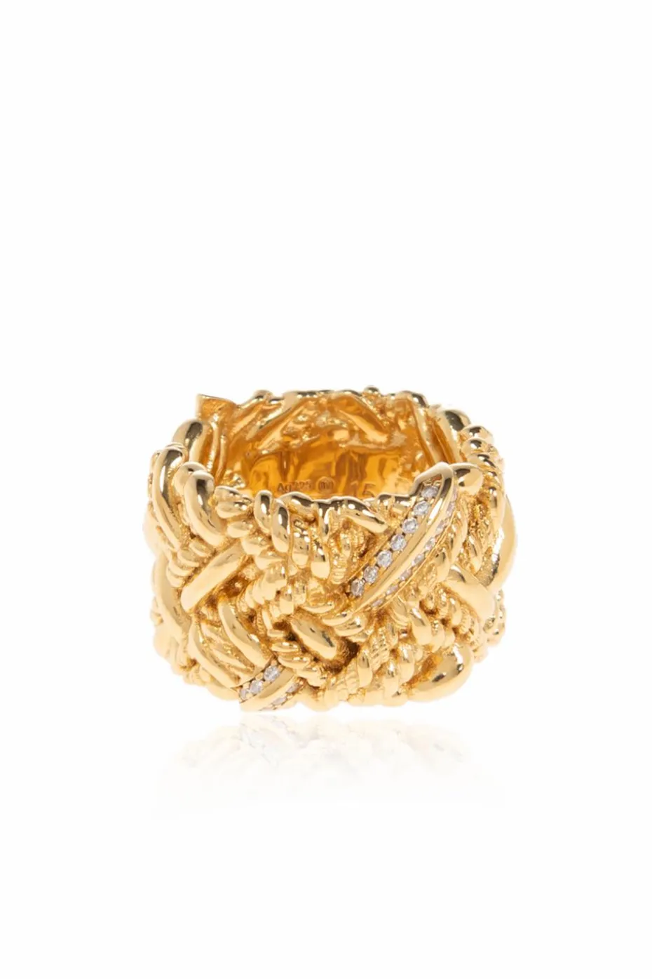 Bottega Veneta GOLD Silver ring