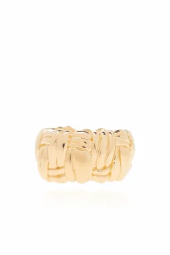 Bottega Veneta GOLD Silver ring