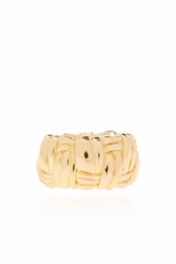 Bottega Veneta GOLD Silver ring