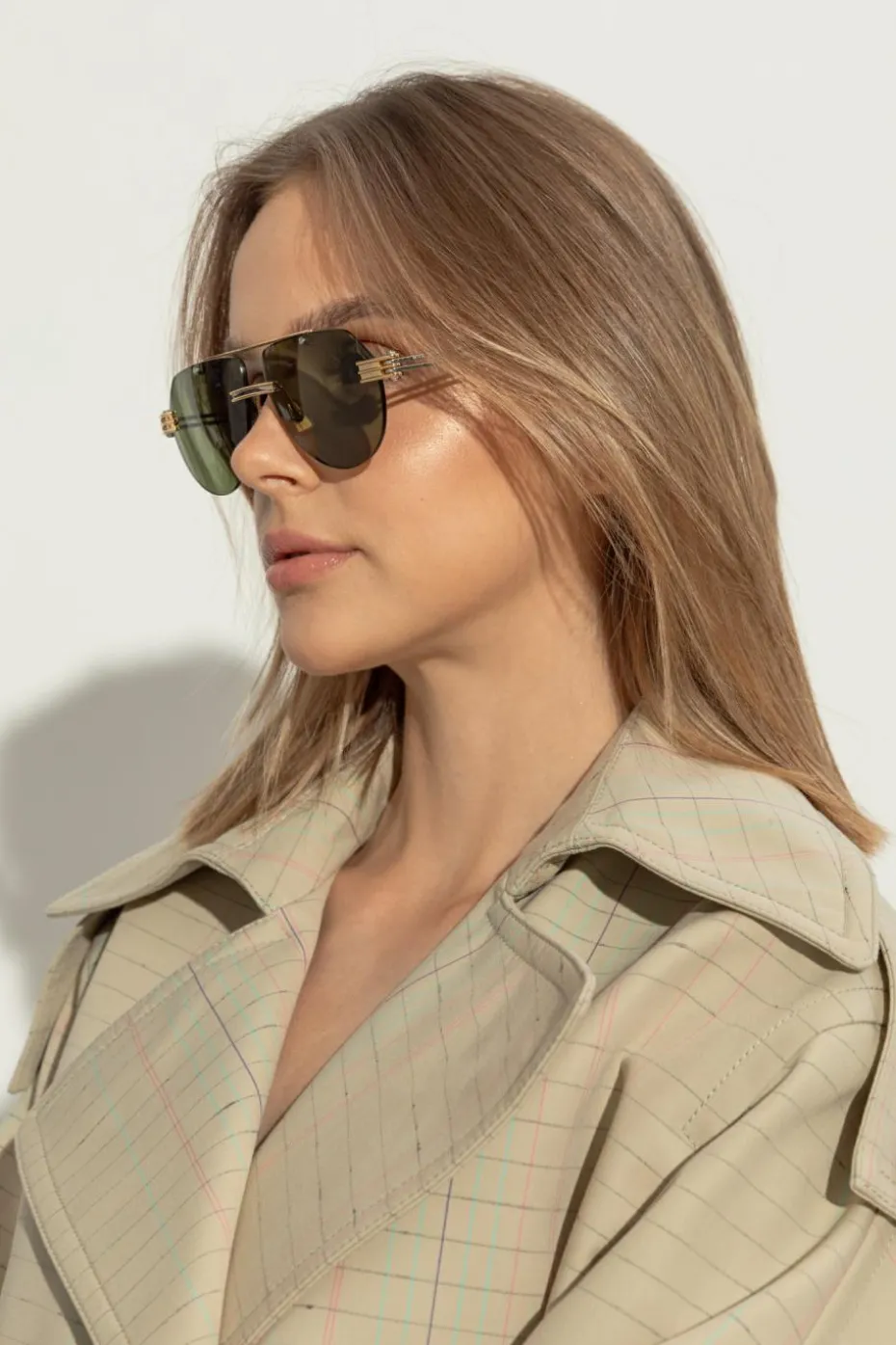 Bottega Veneta GOLD Sunglasses