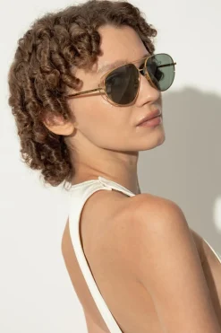 Bottega Veneta GOLD Sunglasses