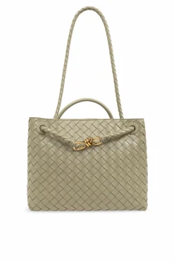 Bottega Veneta GREEN ‘Andiamo Medium’ Shoulder Bag