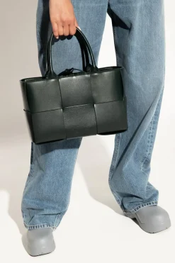 Bottega Veneta GREEN ‘Arco Small’ shopper bag