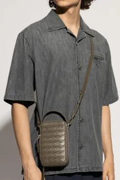 Bottega Veneta GREEN Belt case for phone