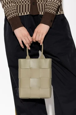 Bottega Veneta GREEN ‘Cassette Mini’ shoulder bag
