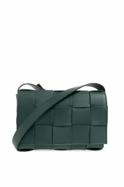 Bottega Veneta GREEN ‘Cassette Small’ shoulder bag