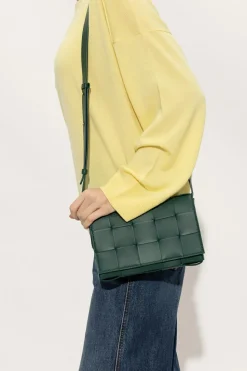 Bottega Veneta GREEN ‘Cassette Small’ shoulder bag