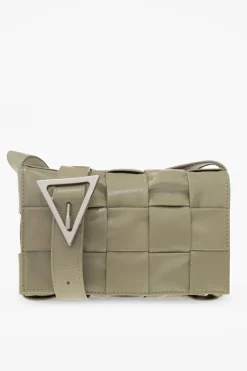 Bottega Veneta GREEN ‘Cassette Small’ shoulder bag