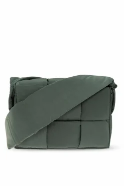 Bottega Veneta GREEN ‘Cassette Small’ shoulder bag