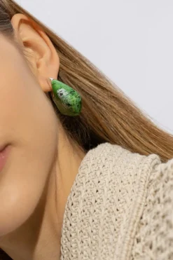 Bottega Veneta GREEN Ceramic earrings