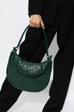 Bottega Veneta GREEN ‘Gemelli Medium’ shoulder bag
