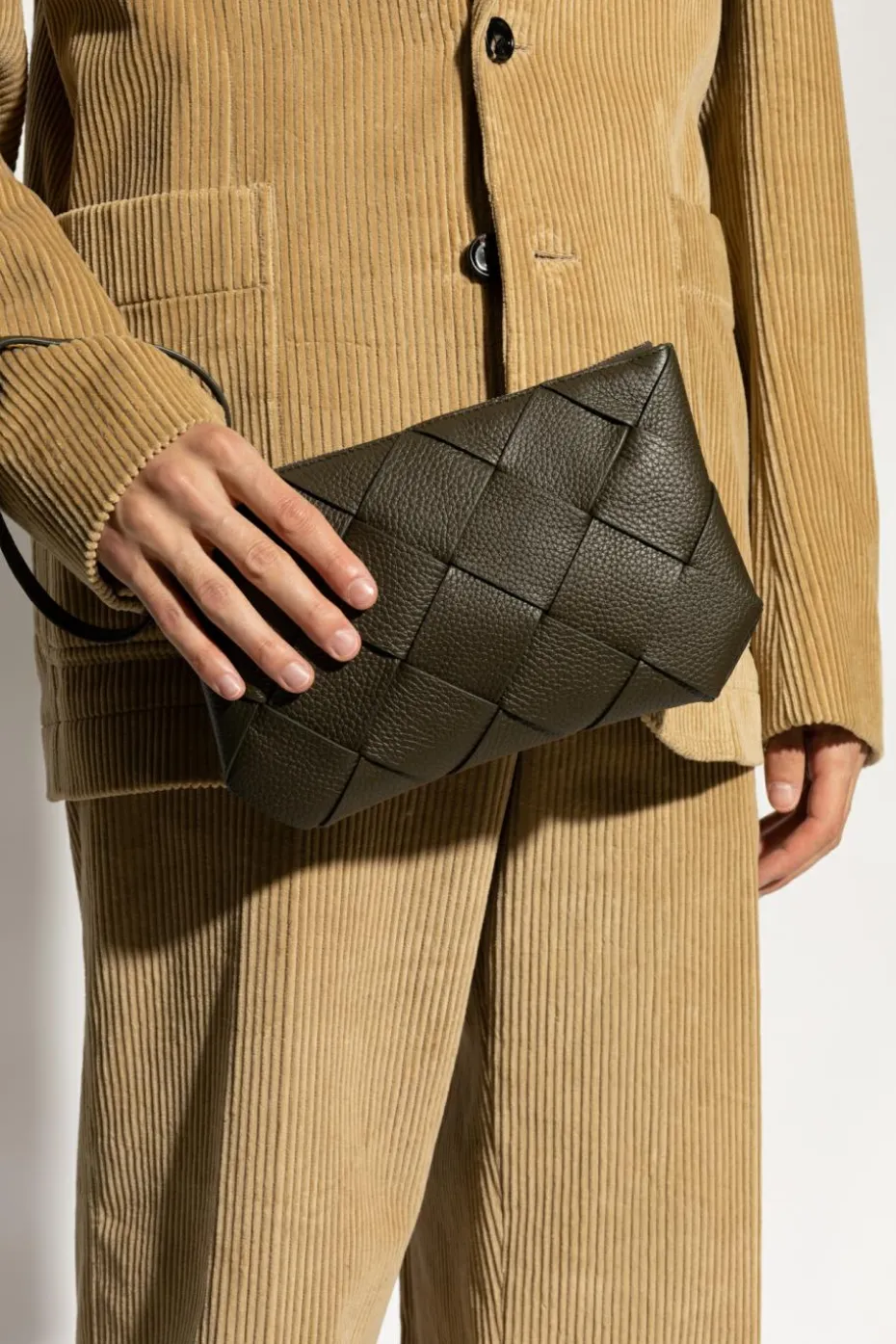 Bottega Veneta GREEN Handbag `Diago Medium`