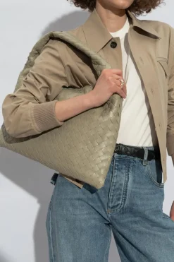 Bottega Veneta GREEN Hop Medium Shoulder Bag