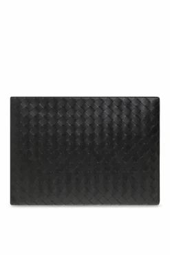 Bottega Veneta GREEN Intrecciato document case in leather