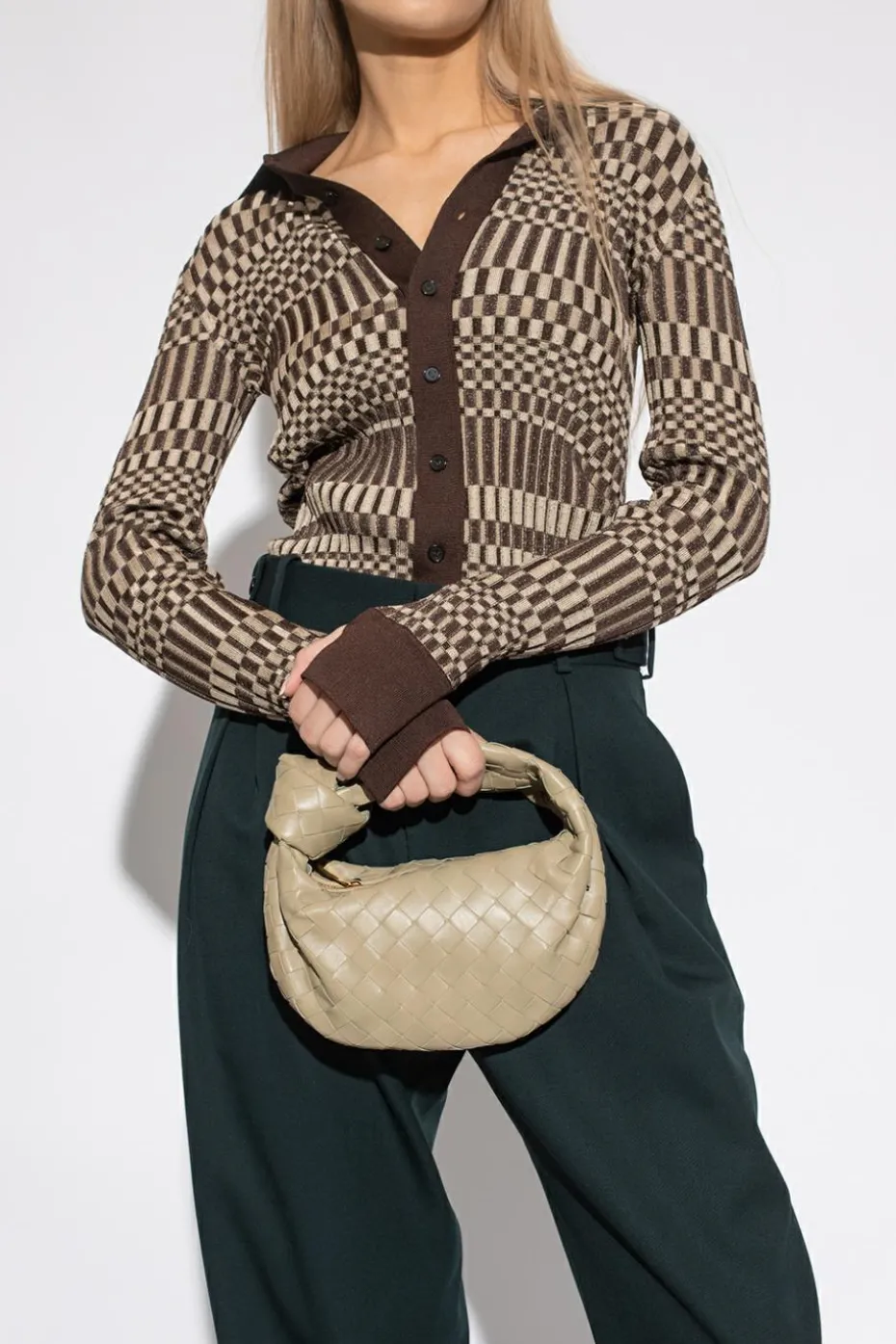 Bottega Veneta GREEN ‘Jodie Mini’ handbag