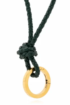 Bottega Veneta GREEN Lanyard with keyring