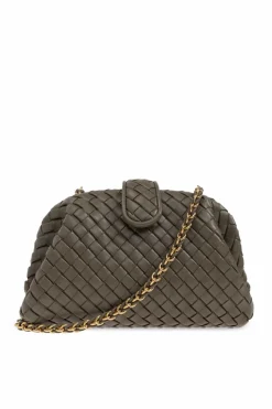 Bottega Veneta GREEN Lauren 1980 Small clutch