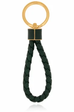Bottega Veneta GREEN Leather keyring