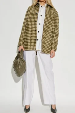 Bottega Veneta GREEN Leather shirt