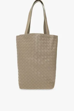 Bottega Veneta GREEN Leather shopper bag
