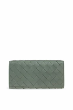 Bottega Veneta GREEN Leather wallet