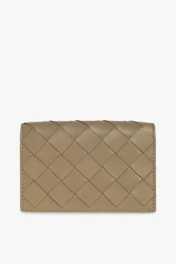 Bottega Veneta GREEN Leather business card case