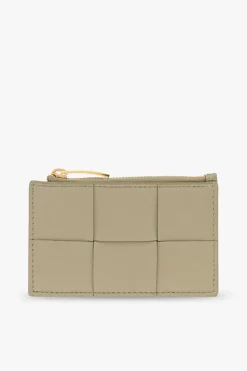 Bottega Veneta GREEN Leather card case