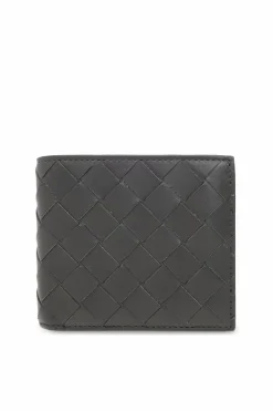 Bottega Veneta GREEN Leather folding wallet
