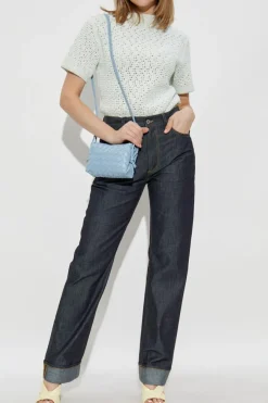 Bottega Veneta GREEN Openwork sweater