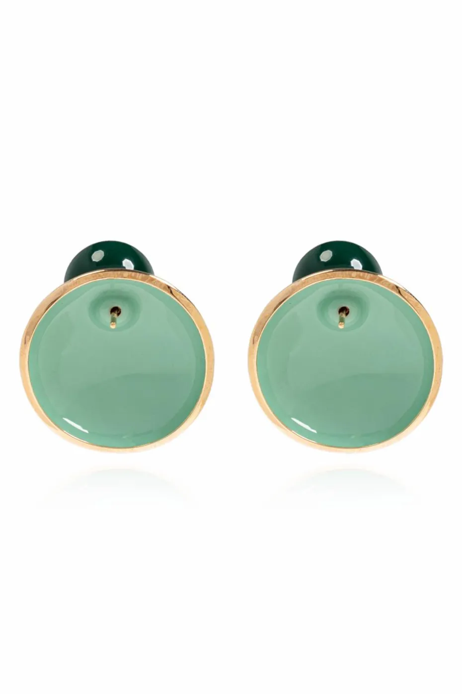 Bottega Veneta GREEN Round earrings
