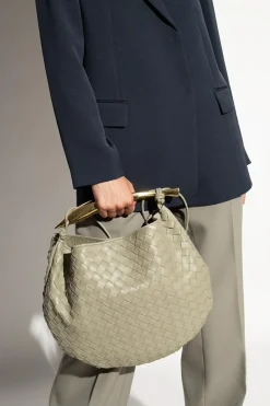 Bottega Veneta GREEN ‘Sardine Medium’ shoulder bag
