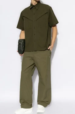 Bottega Veneta GREEN Short-sleeve shirt