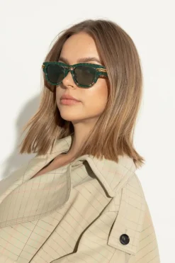 Bottega Veneta GREEN Sunglasses