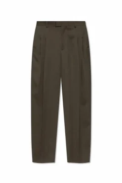 Bottega Veneta GREEN Wool Pants