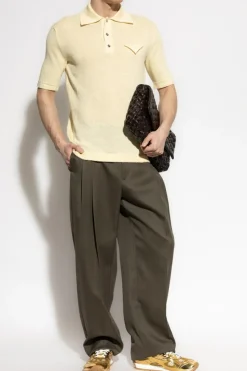 Bottega Veneta GREEN Wool Pants