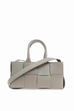 Bottega Veneta GREY ‘Acro Mini’ shoulder bag