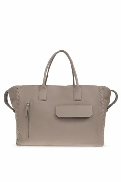 Bottega Veneta GREY "Cabat Large" carry-on bag