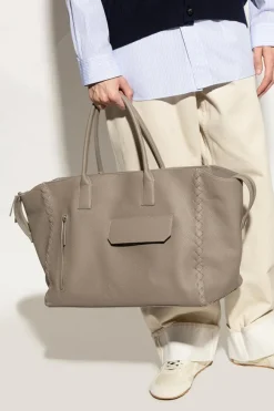 Bottega Veneta GREY "Cabat Large" carry-on bag