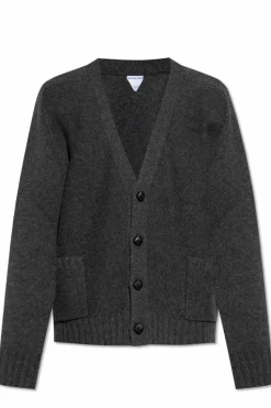 Bottega Veneta GREY Cardigan with pockets