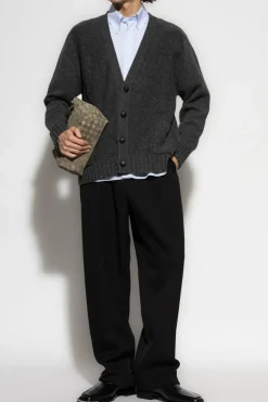Bottega Veneta GREY Cardigan with pockets