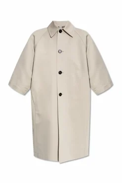 Bottega Veneta GREY Loose-fit coat