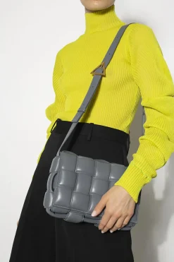 Bottega Veneta GREY ‘Padded Cassette’ shoulder bag