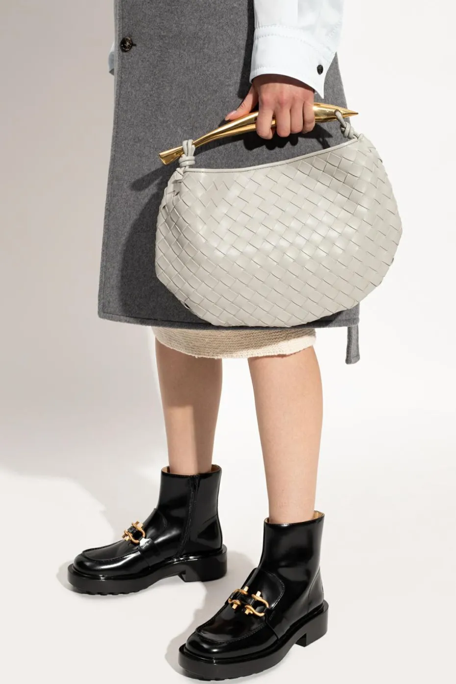 Bottega Veneta GREY ‘Sardine Small’ handbag