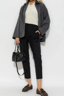 Bottega Veneta GREY Wool jacket with hood