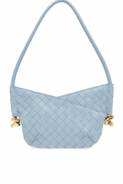 Bottega Veneta light blue ‘Solstice Mini’ Shoulder Bag