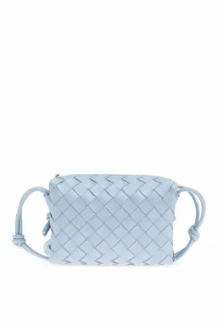 Bottega Veneta light blue Shoulder bag `Mini Loo[ Camera`
