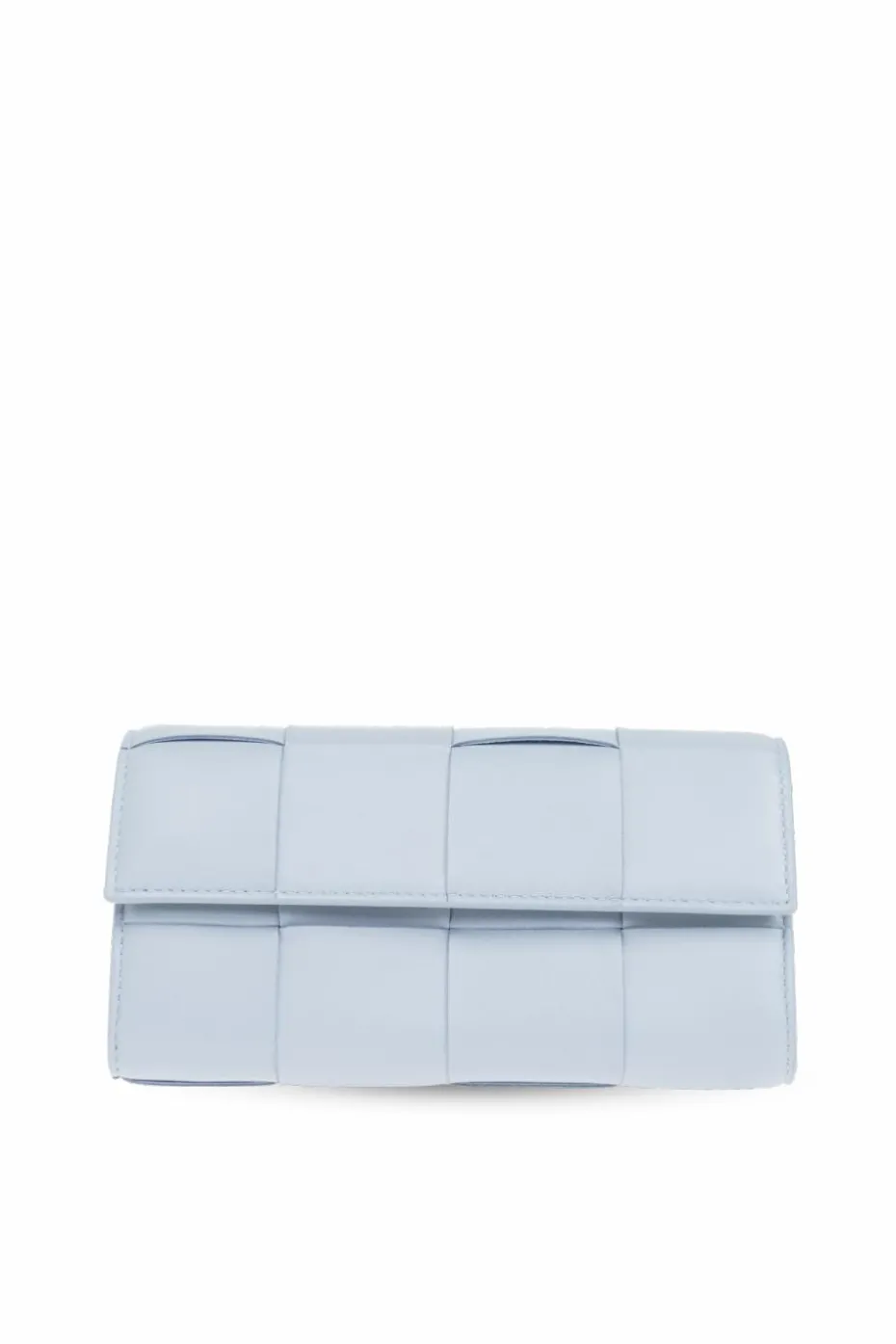 Bottega Veneta light blue Leather Folding Wallet