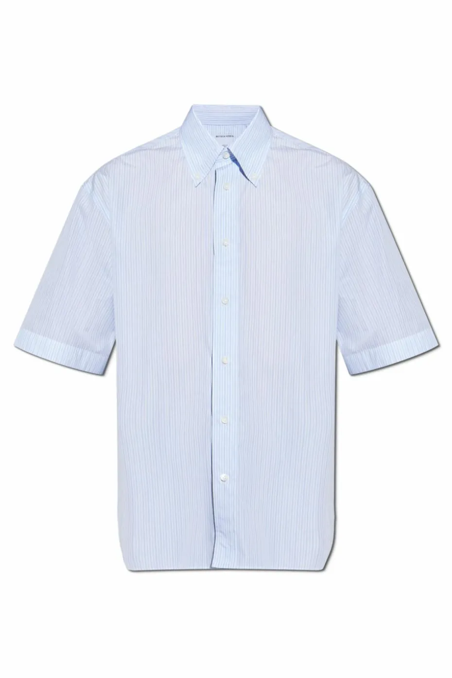 Bottega Veneta light blue Shirt with striped pattern