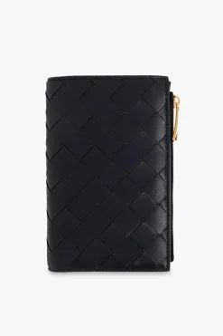 Bottega Veneta NAVY BLUE Leather wallet